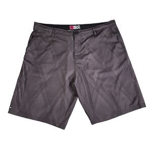 MICROS Swim Trunks Board Shorts Men's Size 38 Black 10" Inseam Bathing Suit